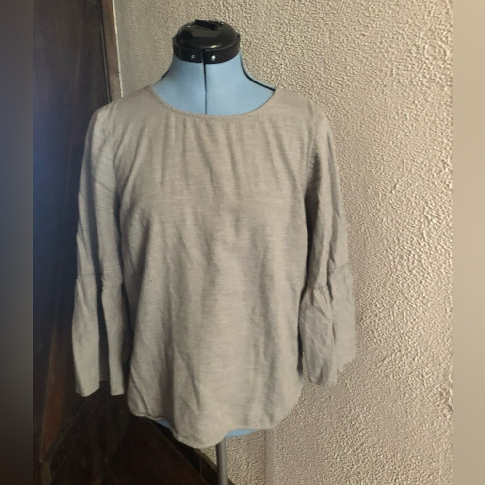 J. Crew Women's Light Gray Blouse